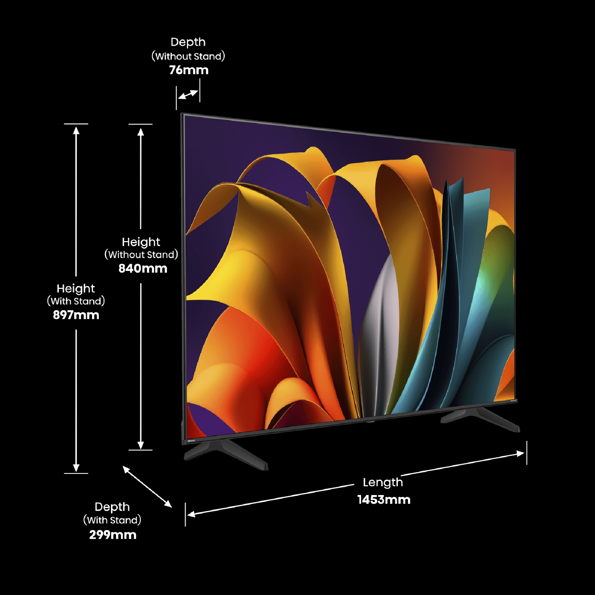 Телевизор LED Hisense 65A6N 4K Smart TV