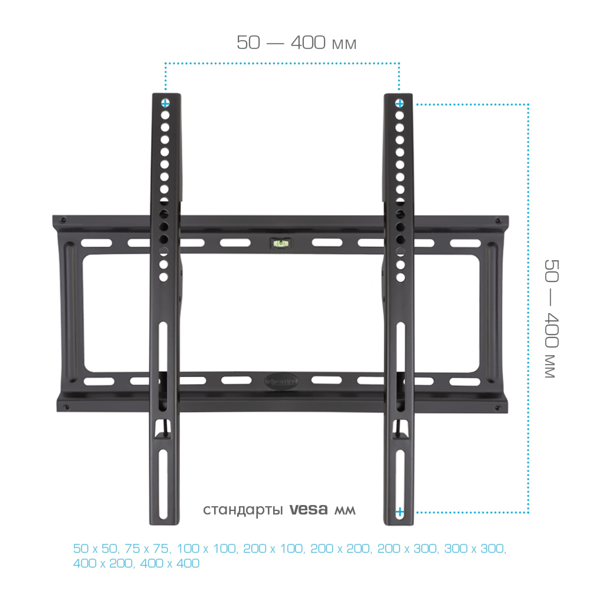 Настенный кронштейн для LED/LCD телевизоров Kromax IDEAL-3 BLack