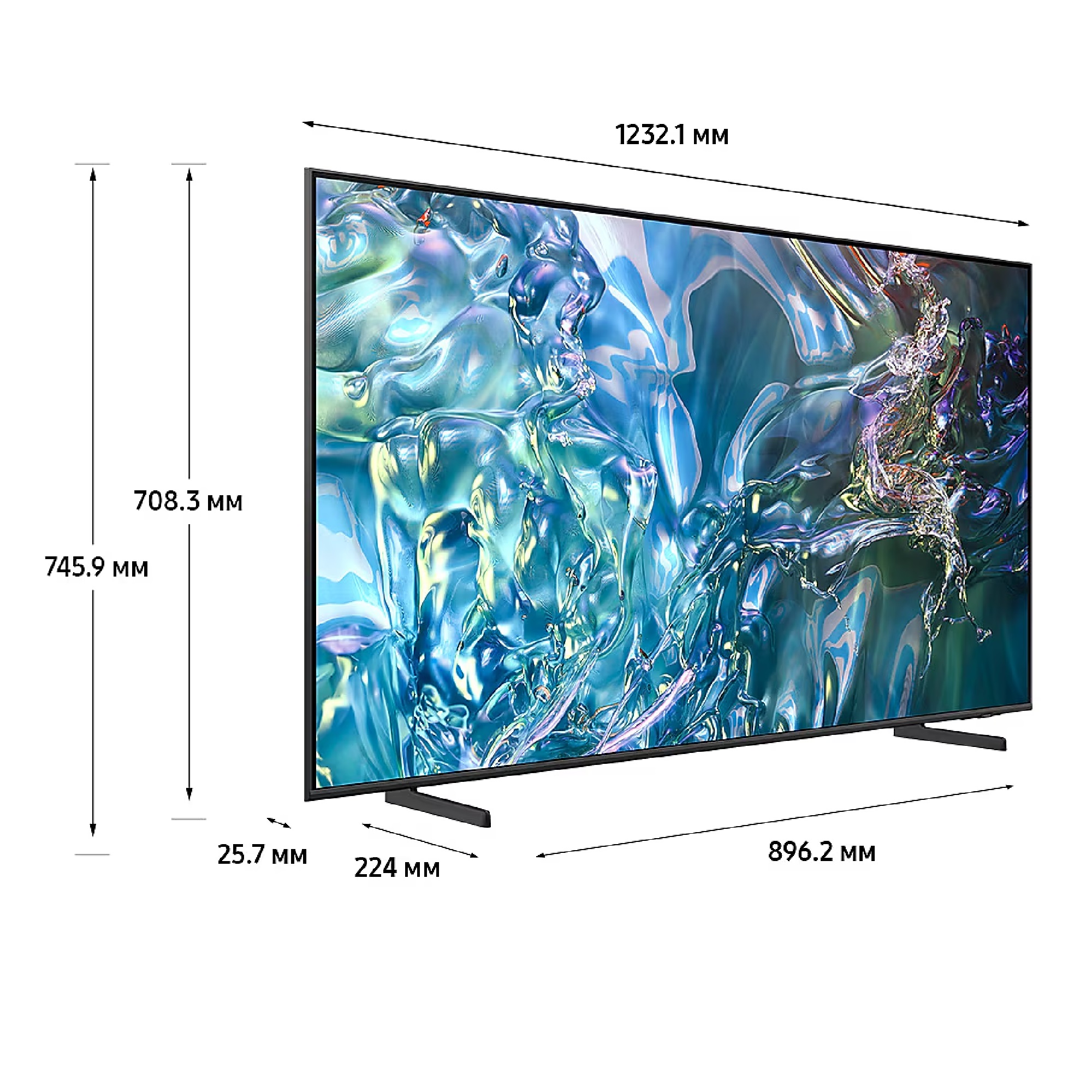 Телевизор QLED Samsung QE55Q60DAUXRU