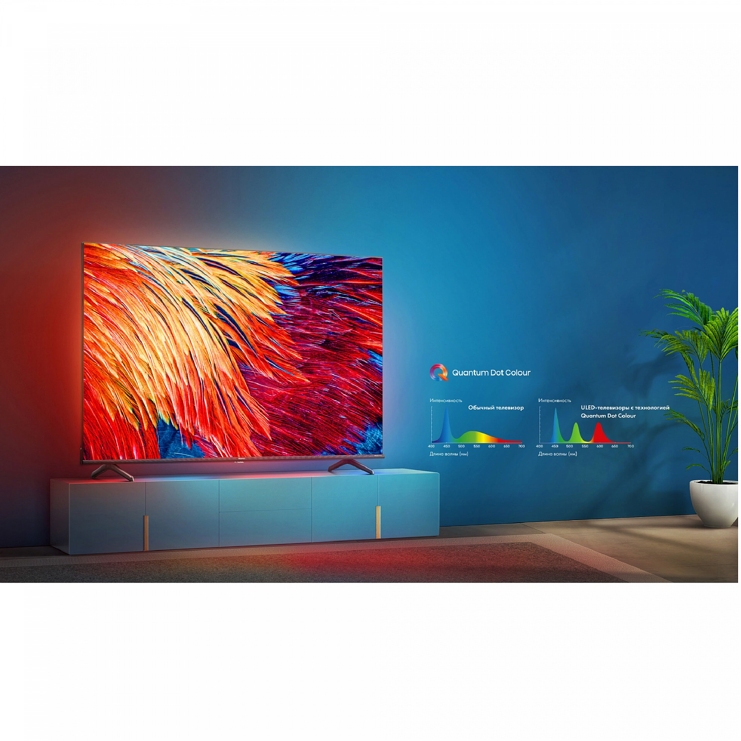 Телевизор QLED Hisense 65E7HQ 4K Smart TV
